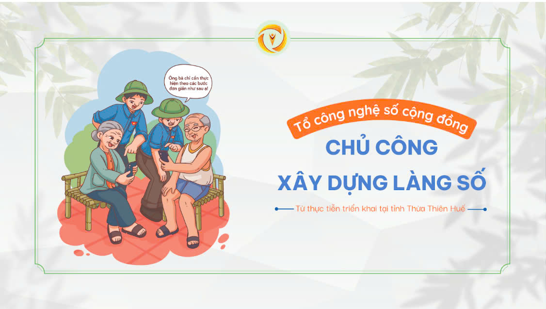 Tổ công nghệ số cộng đồng giữ vai trò chủ công xây dựng Làng số