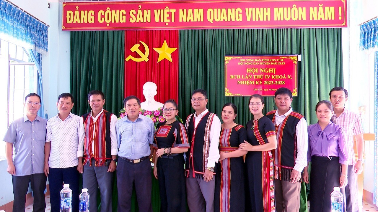 Hội Nông dân huyện Đăk Glei sơ kết công tác Hội và phong trào nông dân 6 tháng đầu năm, triển khai phương hướng nhiệm vụ 6 tháng cuối năm 2024