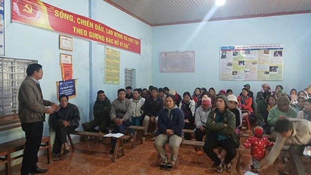 12 xã, thị trấn trên địa bàn huyện đạt chuẩn tiếp cận pháp luật năm 2024